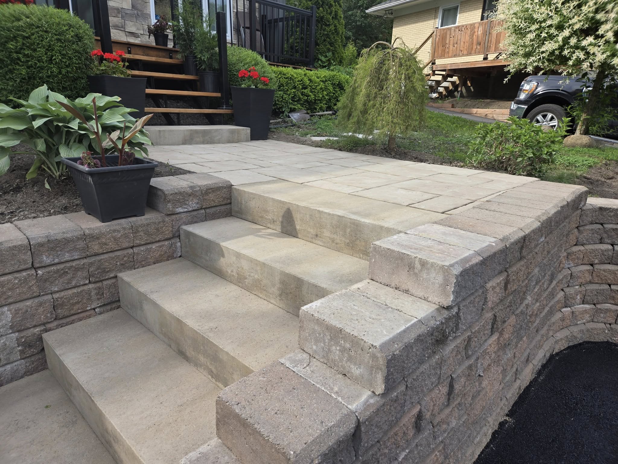 Projet de terrassement résidentiel